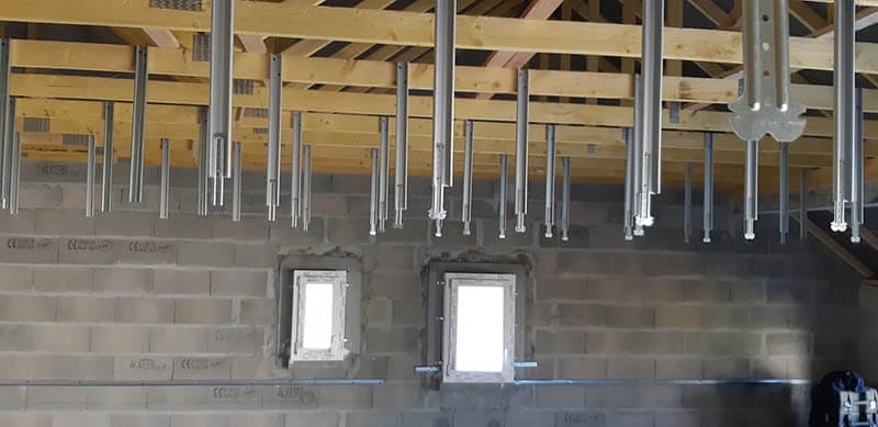 Espace Optimal entre les Suspentes pour un Plafond en Placoplâtre
